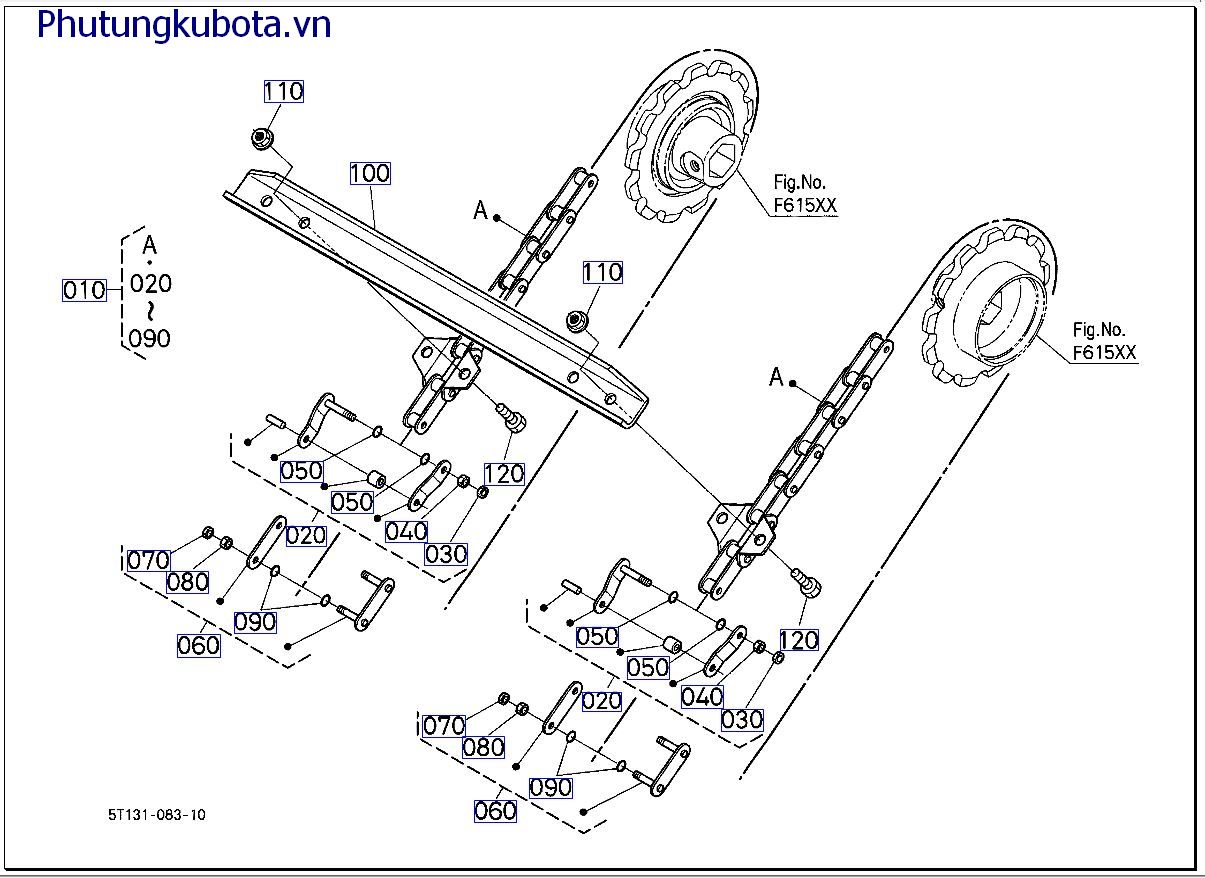 Xích truyền động ống dẫn